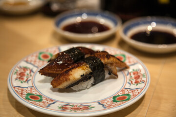 여러가지 음식사진, 일본음식 사진, 우동과 초밥 오코노미야키, 어묵사진