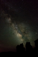 starry night sky in bryce canyon