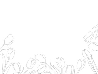チューリップ　フレーム
