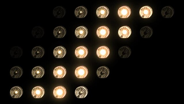 Led_Wall Light. 27_different_transitions. 60_seconds. music clip background. Flasihng light. Spot light. Concert stage light. 4K video