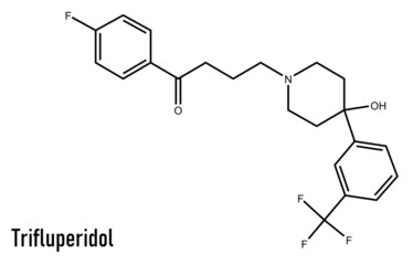 Trifluperidol is a typical antipsychotic of the butyrophenone chemical class. It has general properties similar to those of haloperidol, but is considerably more potent by weight