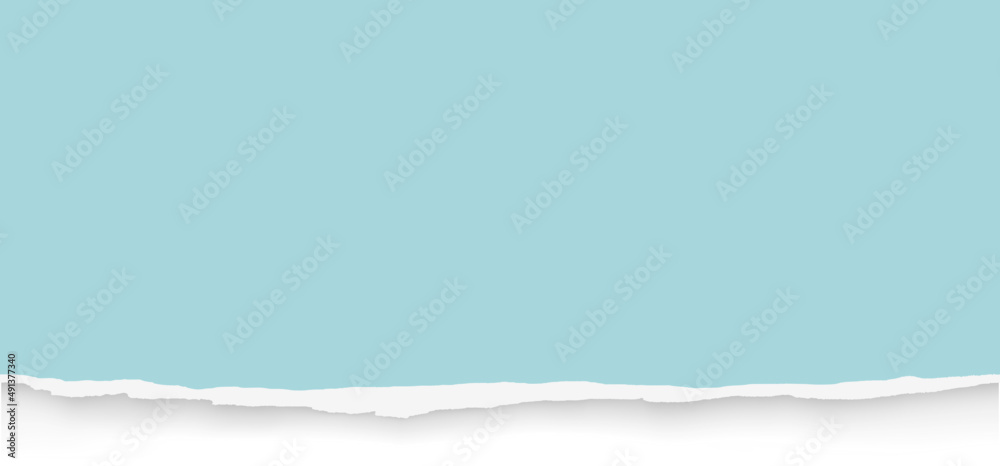 Canvas Prints torn blue paper background with space for text