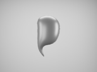 Gray Speech Balloon