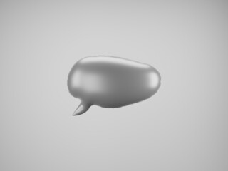 Gray Speech Balloon