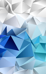 Abstract Low-Poly background. triangulated texture. Design 3d. Polygonal geometrical pattern. Triangular modern style