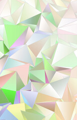 Fototapeta premium Abstract Low-Poly background. triangulated texture. Design 3d. Polygonal geometrical pattern. Triangular modern style