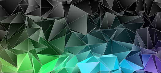 Obraz premium Abstract Low-Poly background. triangulated texture. Design 3d. Polygonal geometrical pattern. Triangular modern style