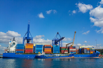 container cargo freight ship