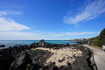 wonderful view with seaside walkway