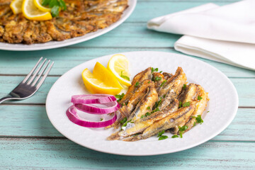 Fried Anchovies (Turkish Name: Hamsi Tava)