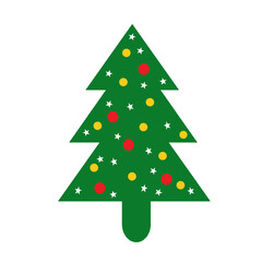 Christmas tree illustration