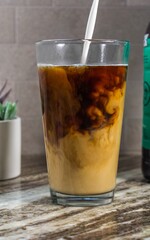 pouring coffee