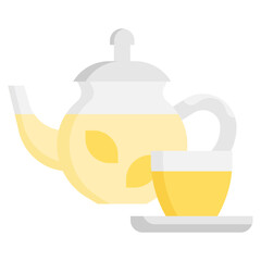 HOT TEA flat icon