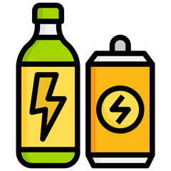 ENERGY DRINK Filled Outline