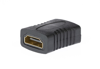 converter HDMI isolated on a white background