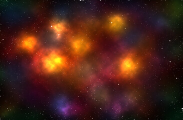 background Colored galaxies 02