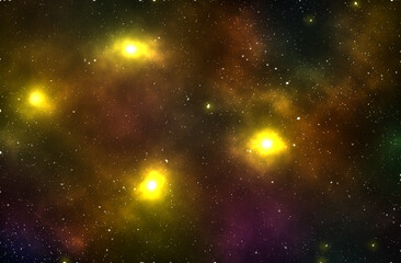 background Colored galaxies 04