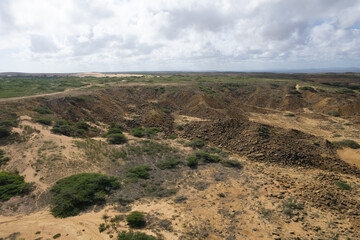 Desert landscapes of the Colombian Guajira.