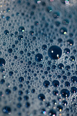 Colorful water bubbles close up modern background high quality big size print