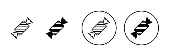 Candy icons set. candy sign and symbol.