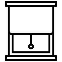 ROLLER line icon
