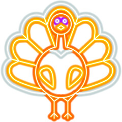 Turkey Bird Neon Sign - 491402164