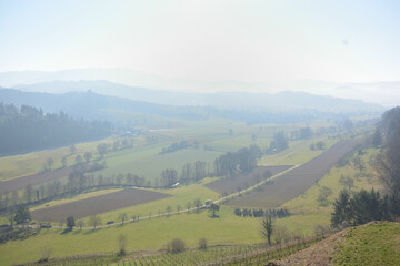 Obraz premium The castle ruin Hochburg, also Hachberg nearby Emmendingen
