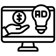 SPONSORSHIP line icon