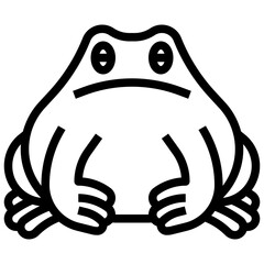 frog outline icon