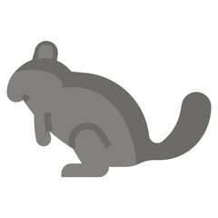 CHINCHILLA flat icon