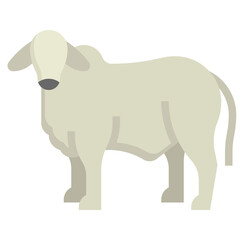 COW flat icon