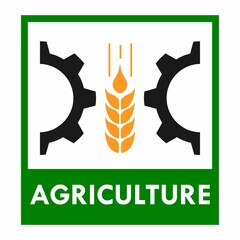 Agriculture design logo template illustration