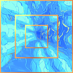 landscape with window and snow