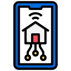 SMARTPHONE Filled Outline