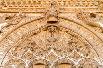 Palacio del Infanado en la ciudad de Guadalajara, comunidad autonoma de Castilla La Manch y pais de Españal o Spain