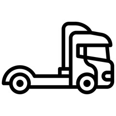 TRUCK line icon