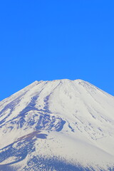 富士山と青空　静岡県御殿場からの風景　世界遺産
