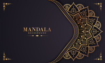 Abstract gold luxury pattern background
