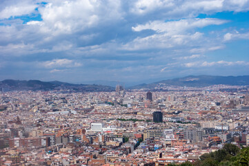 Fototapeta na wymiar panorama of city