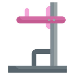 PULL UP BAR4 flat icon