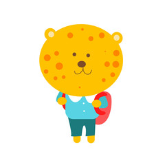 A variety of cute animals doing activities vector illustration