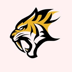 tiger head vector