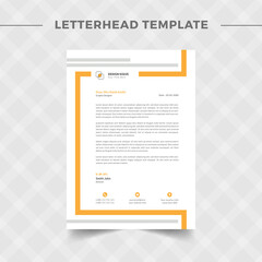 letterhead flyer corporate official minimal creative abstract professional informative newsletter magazine poster brochure design with logo