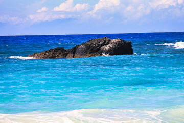 Coast of the region sea