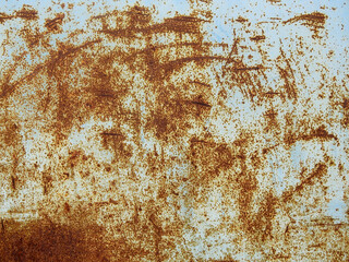 rust blue metal with scratch, texture background