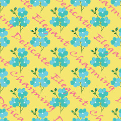 Seamless Floral and street art