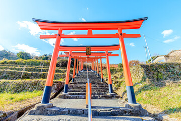 冬の浮羽稲荷神社　福岡県うきは市　Ukiha Inari Shrine in winter. Fukuoka-ken Ukiha city