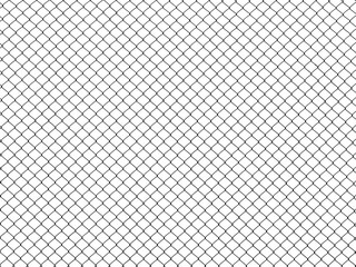 wire mesh of fence isolated on white background