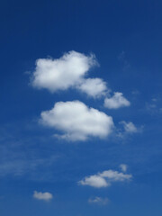 Naklejka na ściany i meble cloud on blue sky background