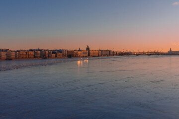 Obraz premium european architecture in saint petersburg